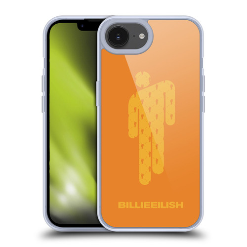Billie Eilish Key Art Blohsh Orange Soft Gel Case for Apple iPhone 16e & MagSafe