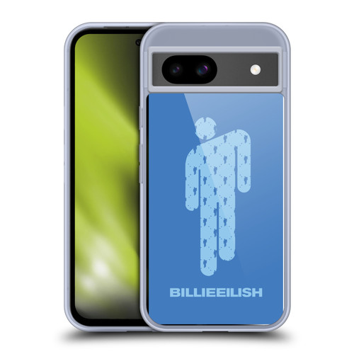 Billie Eilish Key Art Blohsh Blue Soft Gel Case for Google Pixel 8a