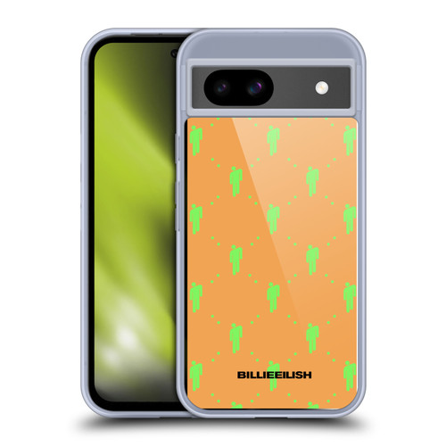 Billie Eilish Key Art Blohsh Pattern Soft Gel Case for Google Pixel 8a