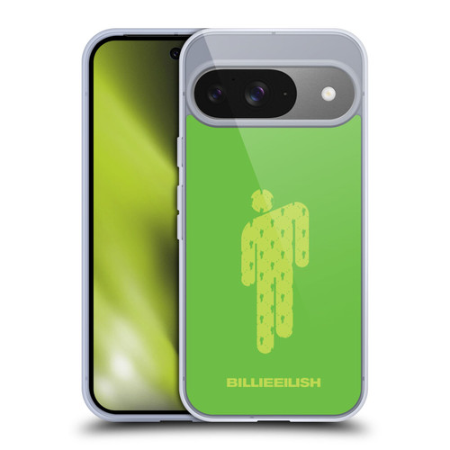 Billie Eilish Key Art Blohsh Green Soft Gel Case for Google Pixel 9 / Pixel 9 Pro