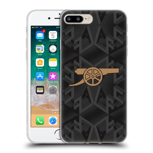 Arsenal FC 2022/23 Crest Kit Away Soft Gel Case for Apple iPhone 7 Plus / iPhone 8 Plus & MagSafe