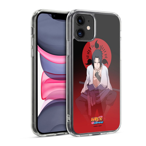 Naruto Shippuden Character Art Sasuke Uchiha Soft Gel Case for Apple iPhone 11