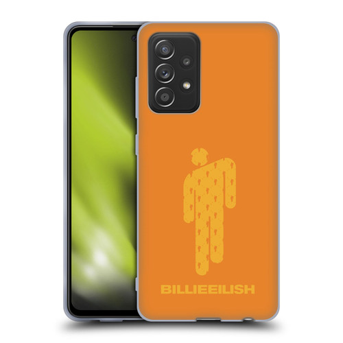 Billie Eilish Key Art Blohsh Orange Soft Gel Case for Samsung Galaxy A52 / A52s / 5G (2021)