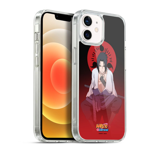 Naruto Shippuden Character Art Sasuke Uchiha Soft Gel Case for Apple iPhone 12 / iPhone 12 Pro & MagSafe