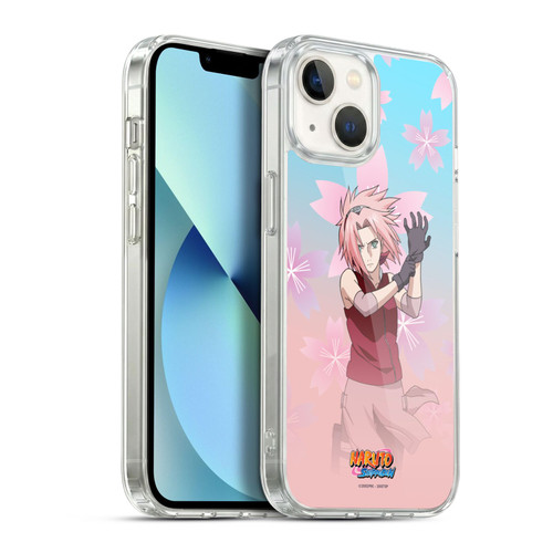 Naruto Shippuden Character Art Sakura Haruno Soft Gel Case for Apple iPhone 13