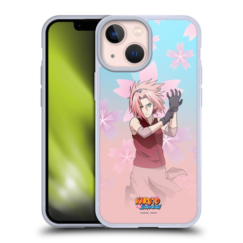 Naruto Shippuden Character Art Sakura Haruno Soft Gel Case for Apple iPhone 13 Mini & MagSafe