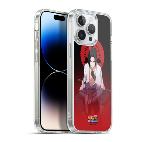 Naruto Shippuden Character Art Sasuke Uchiha Soft Gel Case for Apple iPhone 13 Pro Max & MagSafe