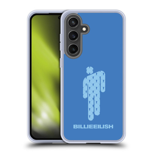 Billie Eilish Key Art Blohsh Blue Soft Gel Case for Samsung Galaxy S24 FE & MagSafe