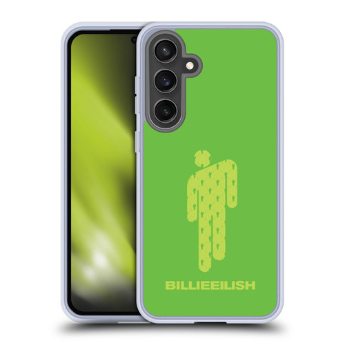 Billie Eilish Key Art Blohsh Green Soft Gel Case for Samsung Galaxy S24 FE & MagSafe