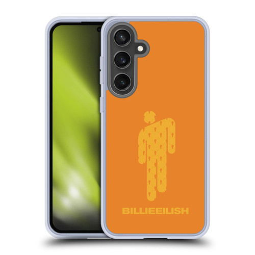 Billie Eilish Key Art Blohsh Orange Soft Gel Case for Samsung Galaxy S24 FE & MagSafe