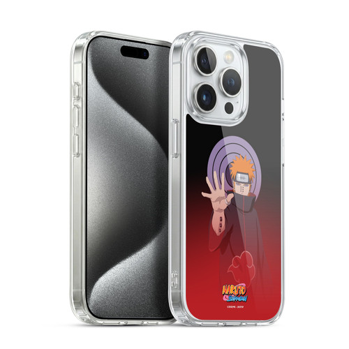 Naruto Shippuden Character Art Pain Soft Gel Case for Apple iPhone 15 Pro & MagSafe