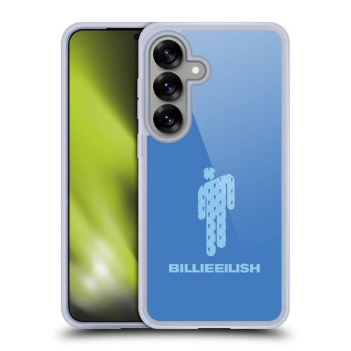 Billie Eilish Key Art Blohsh Blue Soft Gel Case for Samsung Galaxy S25 & MagSafe
