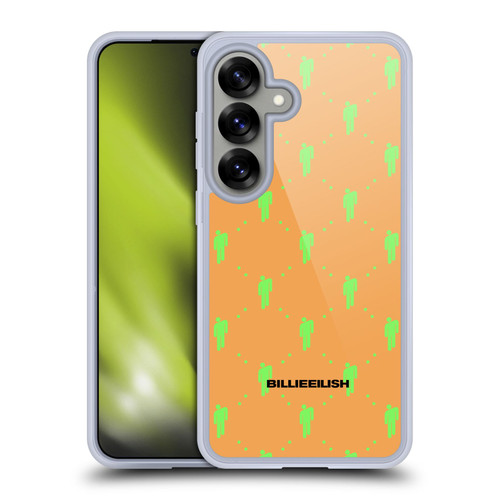Billie Eilish Key Art Blohsh Pattern Soft Gel Case for Samsung Galaxy S25 & MagSafe