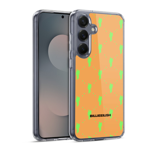Billie Eilish Key Art Blohsh Pattern Soft Gel Case for Samsung Galaxy S25 & MagSafe