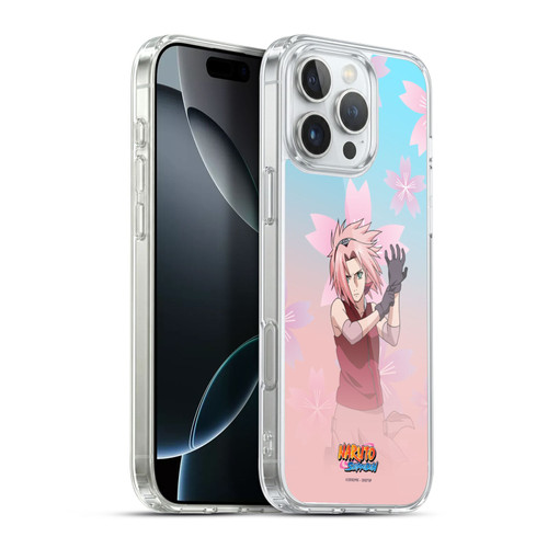 Naruto Shippuden Character Art Sakura Haruno Soft Gel Case for Apple iPhone 16 Pro Max & MagSafe