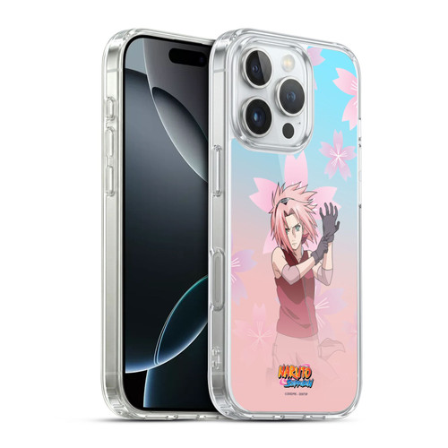 Naruto Shippuden Character Art Sakura Haruno Soft Gel Case for Apple iPhone 16 Pro & MagSafe