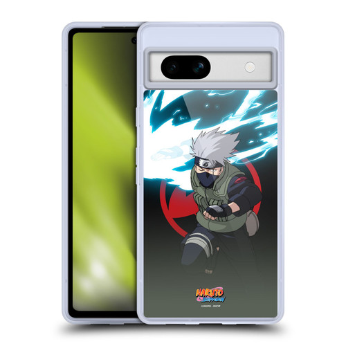 Naruto Shippuden Character Art Kakashi Hatake Soft Gel Case for Google Pixel 7a