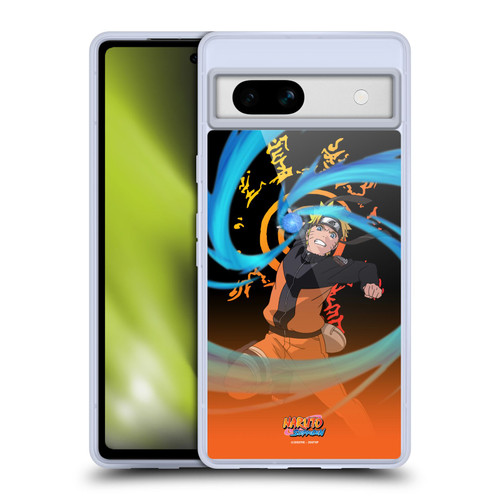 Naruto Shippuden Character Art Naruto Uzumaki Soft Gel Case for Google Pixel 7a