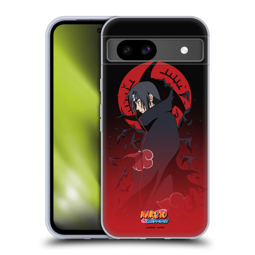 Naruto Shippuden Character Art Itachi Uchiha Soft Gel Case for Google Pixel 8a
