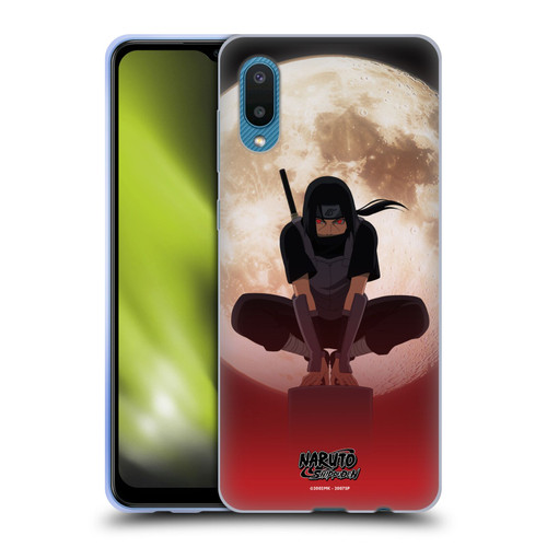 Naruto Shippuden Character Art Itachi Uchiha Moon Soft Gel Case for Samsung Galaxy A02/M02 (2021)