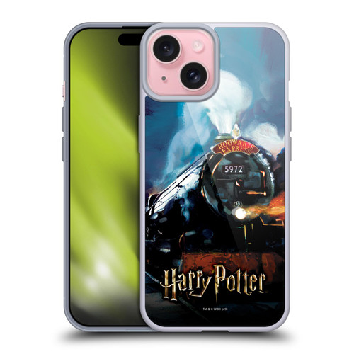 Harry Potter Prisoner Of Azkaban II Hogwarts Express Soft Gel Case for Apple iPhone 15