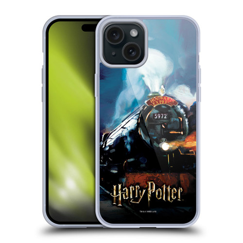 Harry Potter Prisoner Of Azkaban II Hogwarts Express Soft Gel Case for Apple iPhone 15 Plus