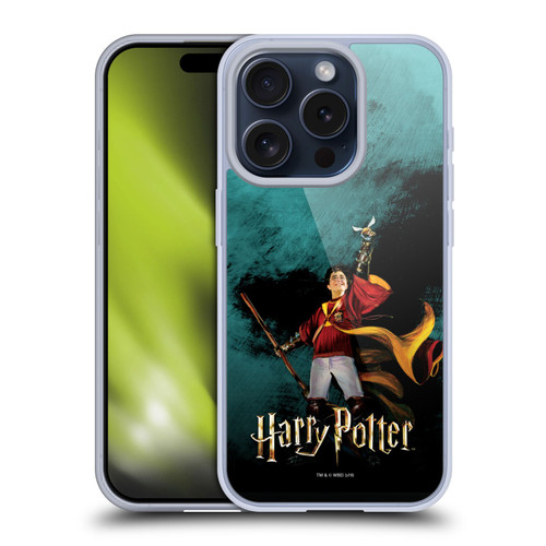 Harry Potter Prisoner Of Azkaban II Quidditch 3 Soft Gel Case for Apple iPhone 15 Pro & MagSafe