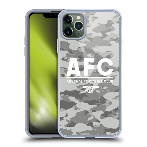 Arsenal FC Logos Camouflage Winter Soft Gel Case for Apple iPhone 11 Pro Max