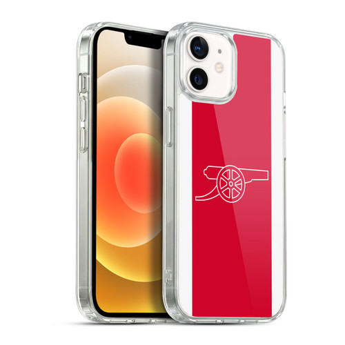 Arsenal FC Logos Gunners Soft Gel Case for Apple iPhone 12 / iPhone 12 Pro & MagSafe