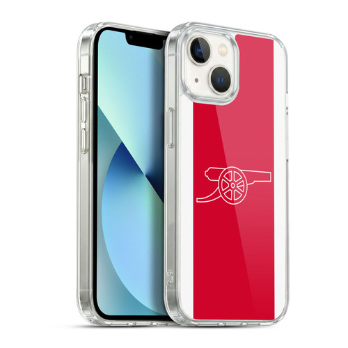 Arsenal FC Logos Gunners Soft Gel Case for Apple iPhone 13