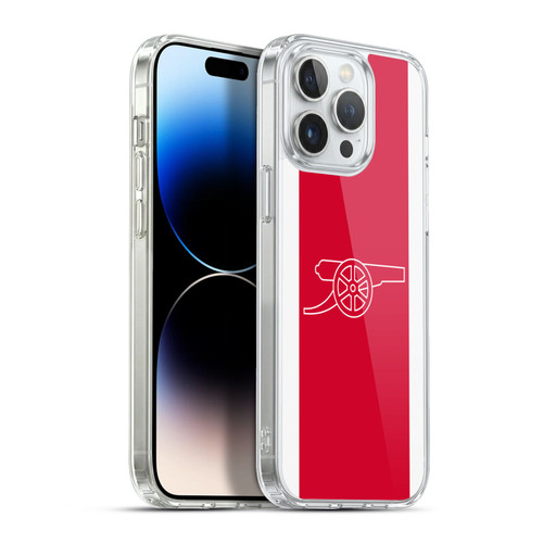 Arsenal FC Logos Gunners Soft Gel Case for Apple iPhone 13 Pro Max & MagSafe