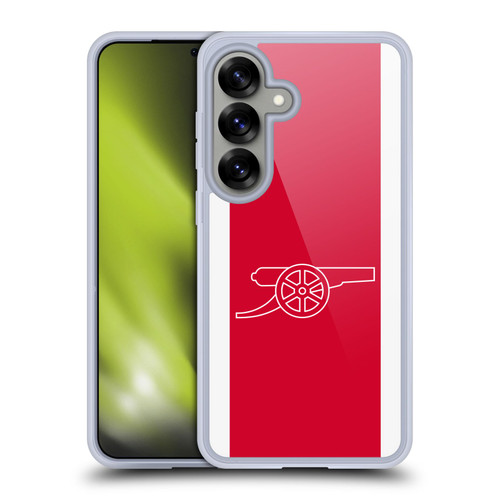 Arsenal FC Logos Gunners Soft Gel Case for Samsung Galaxy S25 & MagSafe