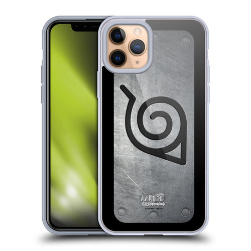 Naruto Shippuden Iconic Konoha Headband Soft Gel Case for Apple iPhone 11 Pro & MagSafe