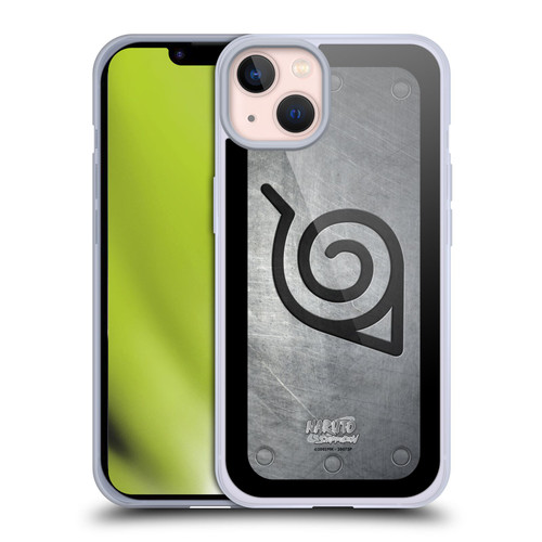 Naruto Shippuden Iconic Konoha Headband Soft Gel Case for Apple iPhone 13