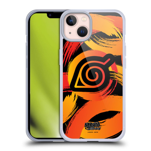 Naruto Shippuden Iconic Konoha Nine Tails Soft Gel Case for Apple iPhone 13