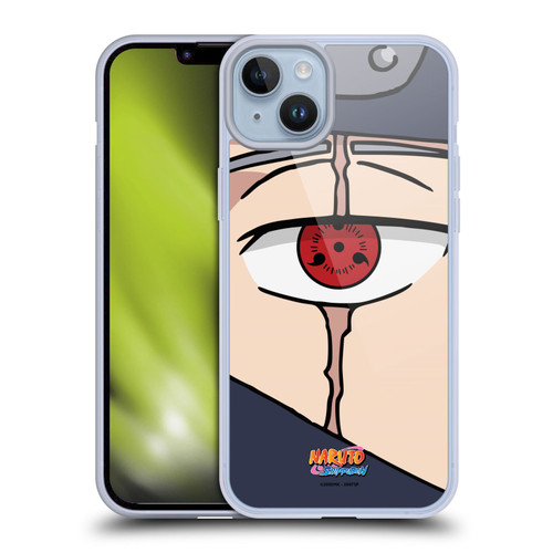 Naruto Shippuden Iconic Kakashi Sharingan Soft Gel Case for Apple iPhone 14 Plus & MagSafe