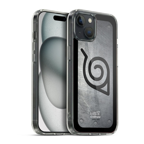 Naruto Shippuden Iconic Konoha Headband Soft Gel Case for Apple iPhone 15 Plus & MagSafe
