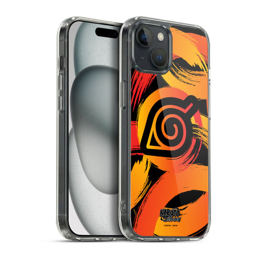 Naruto Shippuden Iconic Konoha Nine Tails Soft Gel Case for Apple iPhone 15 Plus & MagSafe