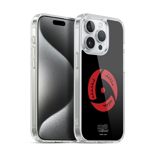 Naruto Shippuden Iconic Itachi Mangekyo Sharingan Soft Gel Case for Apple iPhone 15 Pro & MagSafe