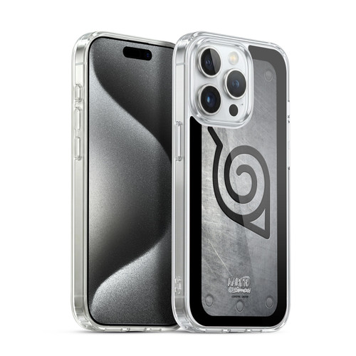 Naruto Shippuden Iconic Konoha Headband Soft Gel Case for Apple iPhone 15 Pro & MagSafe