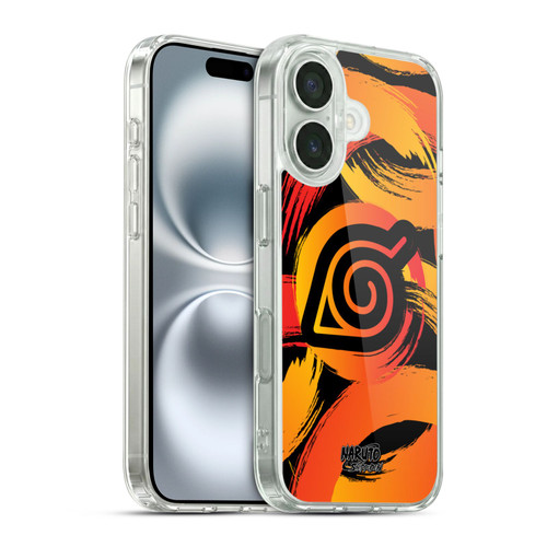 Naruto Shippuden Iconic Konoha Nine Tails Soft Gel Case for Apple iPhone 16 & MagSafe