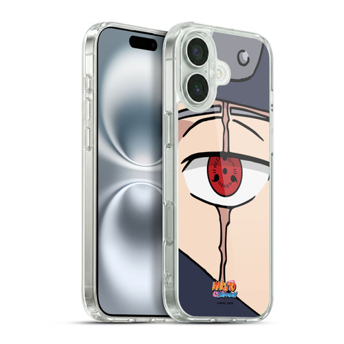 Naruto Shippuden Iconic Kakashi Sharingan Soft Gel Case for Apple iPhone 16 Plus & MagSafe