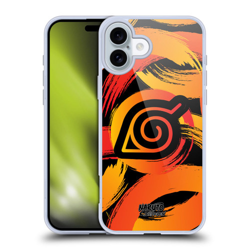 Naruto Shippuden Iconic Konoha Nine Tails Soft Gel Case for Apple iPhone 16 Plus & MagSafe