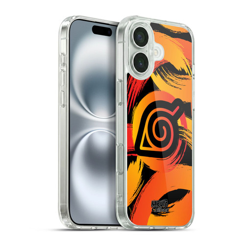 Naruto Shippuden Iconic Konoha Nine Tails Soft Gel Case for Apple iPhone 16 Plus & MagSafe
