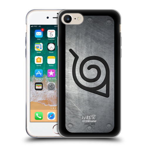 Naruto Shippuden Iconic Konoha Headband Soft Gel Case for Apple iPhone 7 / 8 / SE 2020 & 2022 & MagSafe