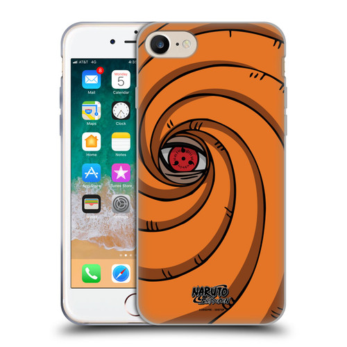 Naruto Shippuden Iconic Tobi Mask Soft Gel Case for Apple iPhone 7 / 8 / SE 2020 & 2022 & MagSafe