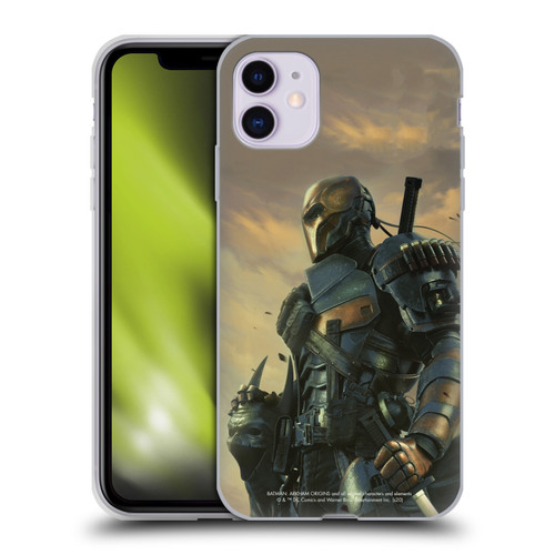 Batman Arkham Origins Key Art Deathstroke 2 Soft Gel Case for Apple iPhone 11