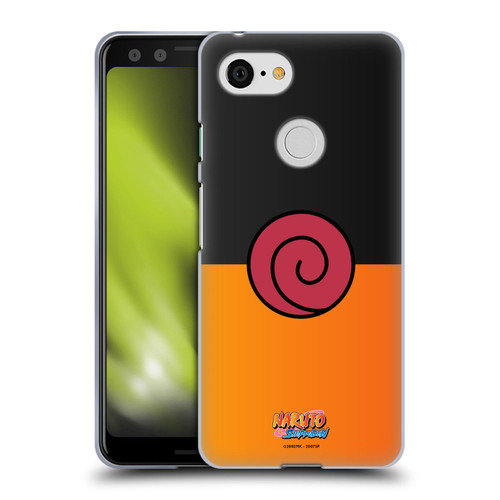 Naruto Shippuden Iconic Naruto Costume Soft Gel Case for Google Pixel 3