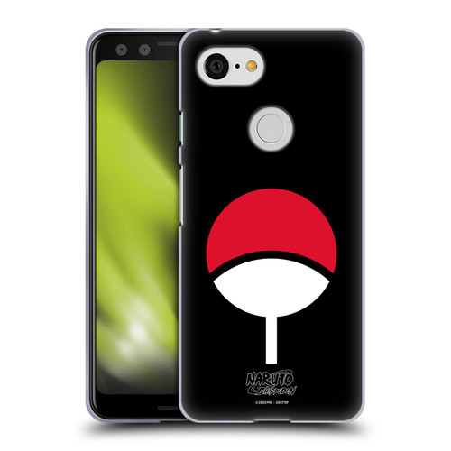Naruto Shippuden Iconic Uchiha Clan Soft Gel Case for Google Pixel 3