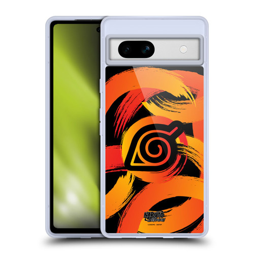 Naruto Shippuden Iconic Konoha Nine Tails Soft Gel Case for Google Pixel 7a